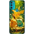 Pikkukuva 1 / 3: Motorola Moto G71 5G Läpinäkyvä kuori Pixelmonster pelityyli - värikäs muotoilu retroa rakastaville pelaajille