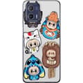 Pikkukuva 1 / 3: Motorola Moto G73 Läpinäkyvä kuori Labubu hahmokokoelma - Pop Mart Labubu The Monsters väriluulisessa muotoilussa