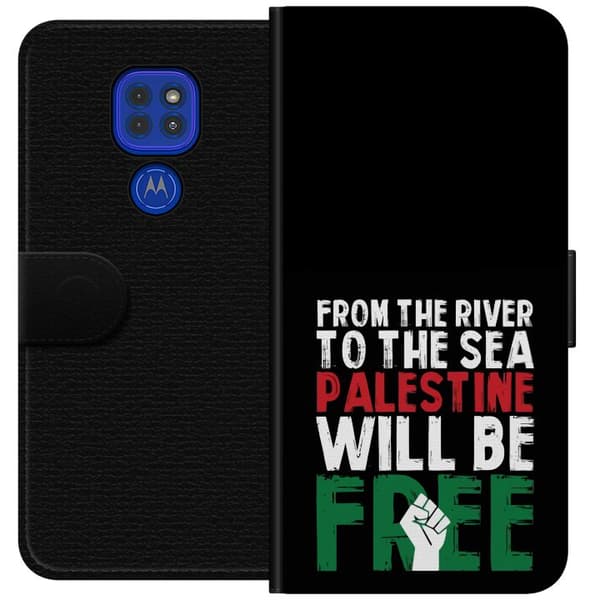Motorola Moto G9 Play Lompakkokotelo Vapauta Palestiina