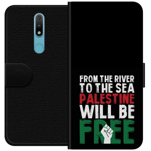Nokia 2.4 Lommeboketui Fri Palestina