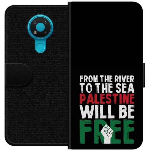 Nokia 3.4 Lommeboketui Fri Palestina