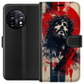 Miniatyrbillede 1 af 3: OnePlus 11R Tegnebogsetui Jesus med kors - kristent motiv med stærk symbolik om tro og håb