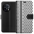 Miniatyrbilde 1 av 3: OnePlus 11R Lommeboketui Palestinsk mønster - inspirert av tradisjonell stil keffiyeh-stoff