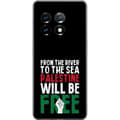 Miniatyrbild 1 av 3: OnePlus 11R Genomskinligt Skal Free Palestine – politiskt statement med kraftfullt grafiskt uttryck