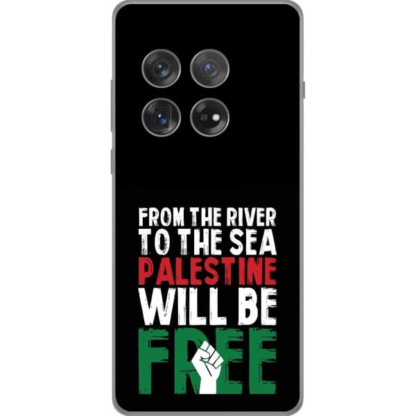 OnePlus 12 Gjennomsiktig deksel Fri Palestina