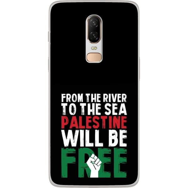 OnePlus 6 Gennemsigtig cover Fri Palæstina