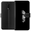Miniatyrbilde 1 av 3: OnePlus 6T Lommeboketui Keffiyeh-mønster - klassisk svart-hvit palestinsk sjal med kulturell betydning