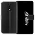 Pikkukuva 1 / 3: OnePlus 7 Lompakkokotelo Keffiyeh-kuviointi - klassinen palestiinalainen mustavalkoinen shaali, jolla on kulttuurinen merkitys