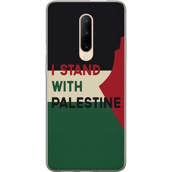 OnePlus 7 Pro Gjennomsiktig deksel Stå opp for Palestina - solidaritetsdesign med en sterk melding
