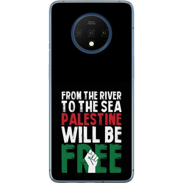 OnePlus 7T Gennemsigtig cover Fri Palæstina