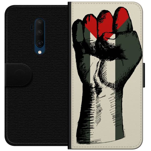 OnePlus 7T Pro Lompakkokotelo Käsi sidottu Palestinan väreihin - voimakas symboli vapausliikkeelle