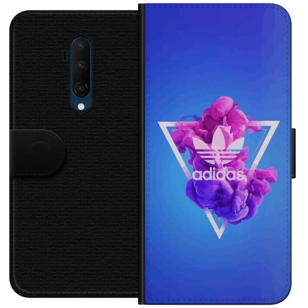 OnePlus 7T Pro Lommeboketui Adidas-inspirert blått design - sporty motiv med retro vibe i blåtoner