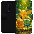 Miniatyrbillede 1 af 3: OnePlus 7T Pro Tegnebogsetui Pixelmonster spillestil - farverig design til retro-elskende gamere