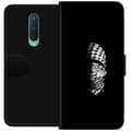 Miniatyrbillede 1 af 3: OnePlus 8 Tegnebogsetui Keffiyeh-mønster - klassisk sort-hvid palæstinensisk tørklæde med kulturel betydning