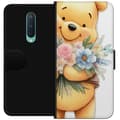 Miniatyrbillede 1 af 3: OnePlus 8 Tegnebogsetui Nalle Puh med blomster - klassisk børnefavorit i en blomstrende forårs miljø