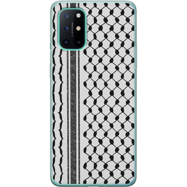 OnePlus 8T Gjennomsiktig deksel Palestinsk mønster - inspirert av tradisjonell stil keffiyeh-stoff
