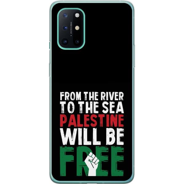 OnePlus 8T Gjennomsiktig deksel Fri Palestina