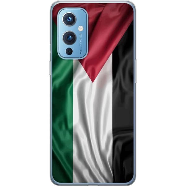 OnePlus 9 Gennemsigtig cover Palestinaflaget – ikonisk frihedssymbol i rød, sort, hvid og grøn