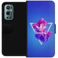 Miniatyrbillede 1 af 3: OnePlus 9 Pro Tegnebogsetui Adidas-inspireret blåt design - sporty motiv med retrovibe i blå toner