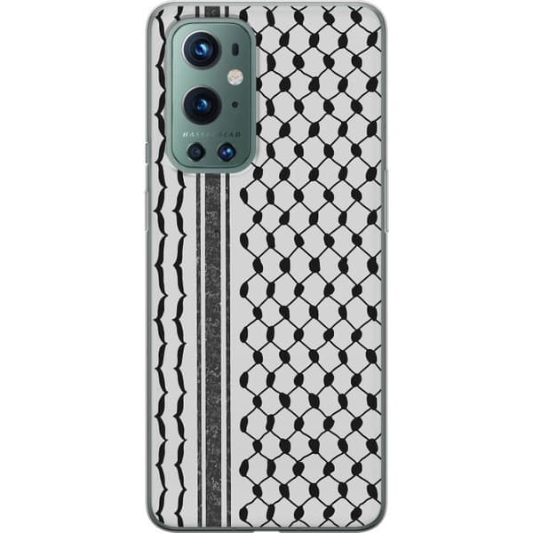 OnePlus 9 Pro Gennemsigtig cover Palæstinensisk mønster - inspireret af traditionel stil keffiyeh-stof