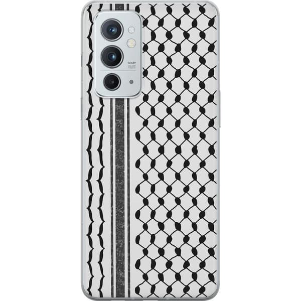 OnePlus 9RT 5G Genomskinligt Skal Palestinskt mönster – inspirerat av keffiyeh-tyg i traditionell stil