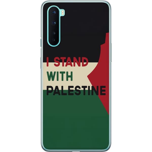 OnePlus Nord Gjennomsiktig deksel Stå opp for Palestina - solidaritetsdesign med en sterk melding