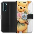 Miniatyrbilde 1 av 3: OnePlus Nord Lommeboketui Nalle Puh med blomster - klassisk barnefavoritt i en blomstrende vår miljø