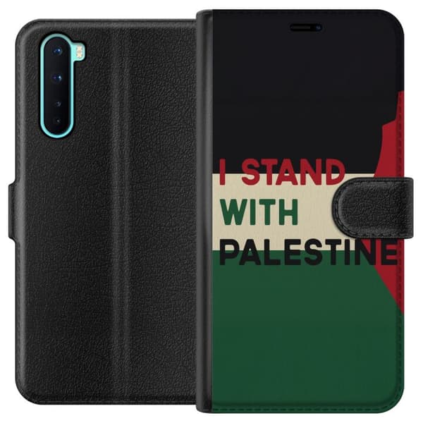 OnePlus Nord Lommeboketui Stå opp for Palestina - solidaritetsdesign med en sterk melding