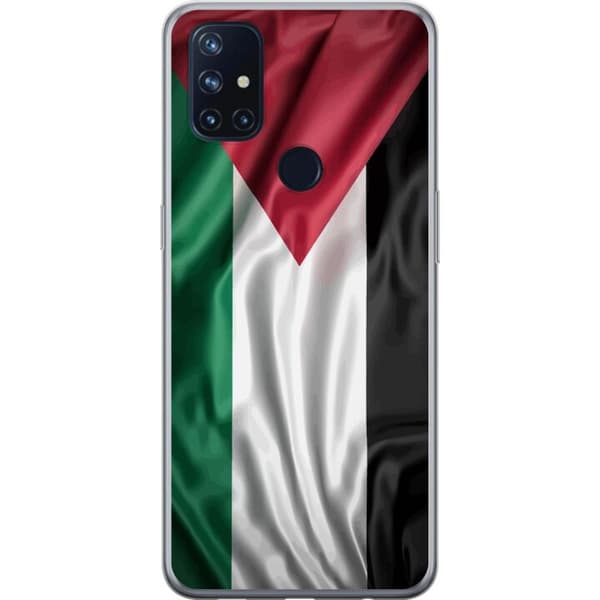 OnePlus Nord N10 5G Gjennomsiktig deksel Palestinaflagget – ikoniskt symbol på frihet i rødt, svart, hvitt og grønt