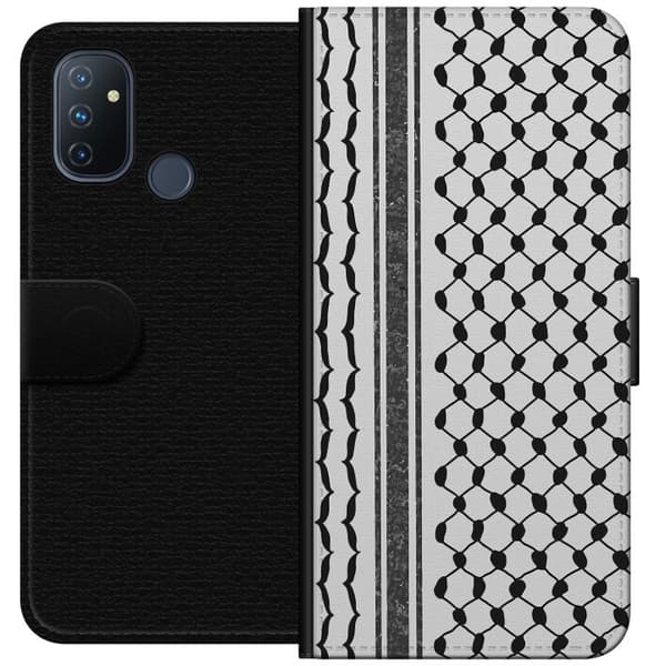 OnePlus Nord N100 Lommeboketui Palestinsk mønster - inspirert av tradisjonell stil keffiyeh-stoff