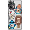 Miniatyrbilde 1 av 3: OnePlus Nord N20 5G Gjennomsiktig deksel Labubu figure samling - Pop Mart Labubu The Monsters i fargerik design