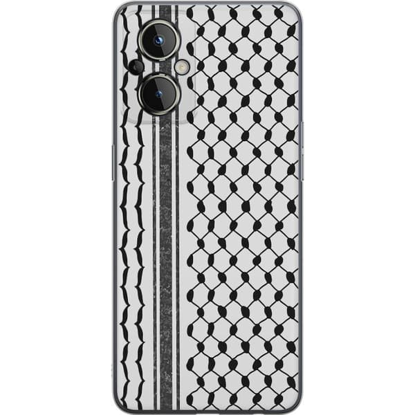 OnePlus Nord N20 5G Gennemsigtig cover Palæstinensisk mønster - inspireret af traditionel stil keffiyeh-stof