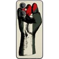 Miniatyrbillede 1 af 3: OnePlus Nord N20 5G Gennemsigtig cover Hånd bundet i Palæstinas farver - kraftfuldt symbol for frihedsbevægelsen