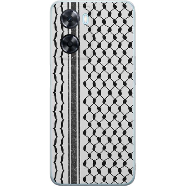 OnePlus Nord N20 SE Gjennomsiktig deksel Palestinsk mønster - inspirert av tradisjonell stil keffiyeh-stoff