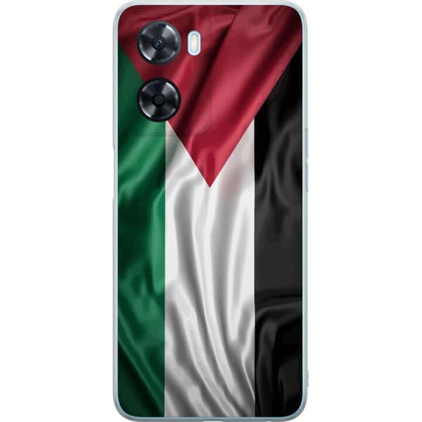 OnePlus Nord N20 SE Gjennomsiktig deksel Palestinaflagget – ikoniskt symbol på frihet i rødt, svart, hvitt og grønt