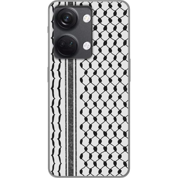 OnePlus Nord 3 Gennemsigtig cover Palæstinensisk mønster - inspireret af traditionel stil keffiyeh-stof