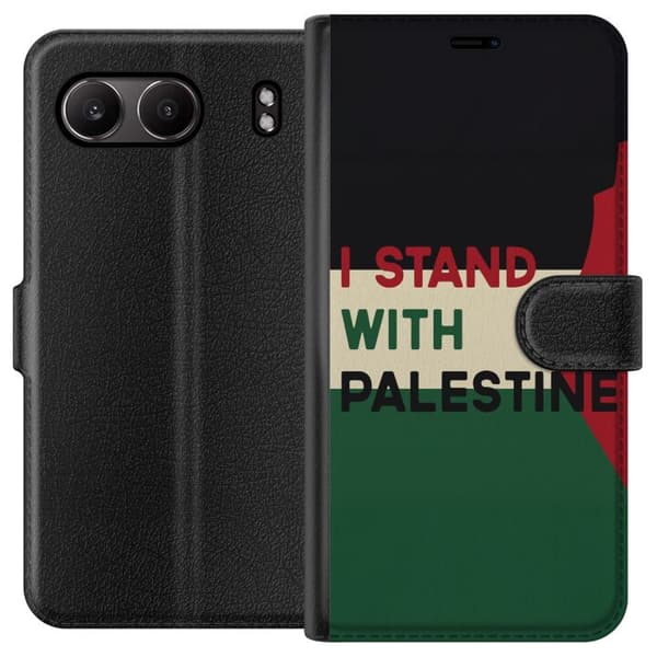OnePlus Nord 4 Lommeboketui Stå opp for Palestina - solidaritetsdesign med en sterk melding