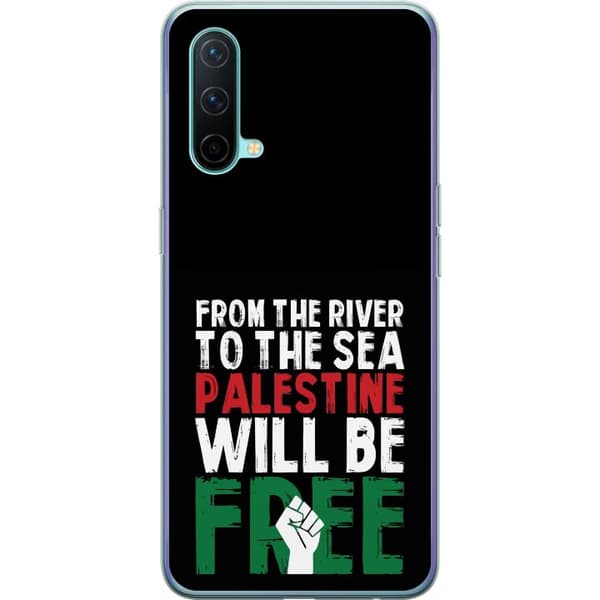 OnePlus Nord CE 5G Gjennomsiktig deksel Fri Palestina