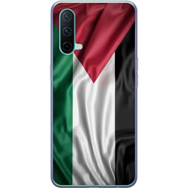 OnePlus Nord CE 5G Gjennomsiktig deksel Palestinaflagget – ikoniskt symbol på frihet i rødt, svart, hvitt og grønt
