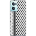 Miniatyrbilde 1 av 3: OnePlus Nord CE 2 5G Gjennomsiktig deksel Palestinsk mønster - inspirert av tradisjonell stil keffiyeh-stoff