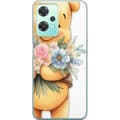 Miniatyrbilde 1 av 3: OnePlus Nord CE 2 Lite 5G Gjennomsiktig deksel Nalle Puh med blomster - klassisk barnefavoritt i en blomstrende vår miljø
