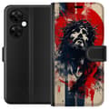 Miniatyrbild 1 av 3: OnePlus Nord CE 3 Lite Plånboksfodral Jesus med kors – kristet motiv med stark symbolik om tro och hopp