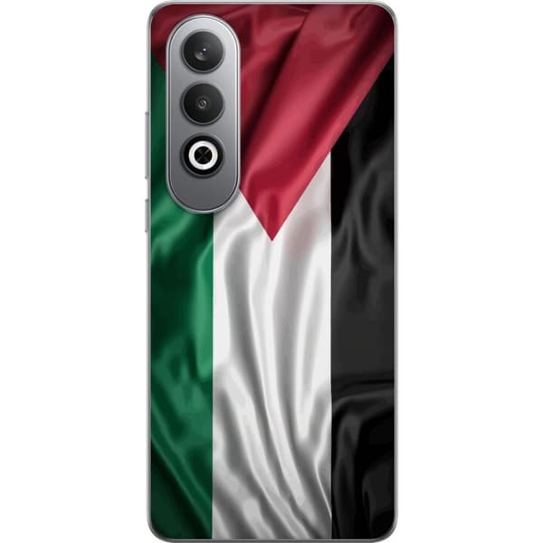 OnePlus Nord CE4 Läpinäkyvä kuori Palestiinan lippu – ikoninen vapauden symboli punaisessa, mustassa, valkoisessa ja vihreässä