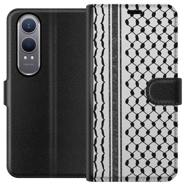 OnePlus Nord CE4 Lite Lommeboketui Palestinsk mønster - inspirert av tradisjonell stil keffiyeh-stoff