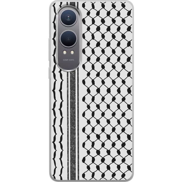 OnePlus Nord CE4 Lite Gjennomsiktig deksel Palestinsk mønster - inspirert av tradisjonell stil keffiyeh-stoff