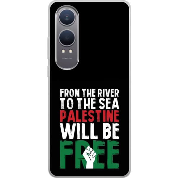 OnePlus Nord CE4 Lite Gjennomsiktig deksel Fri Palestina
