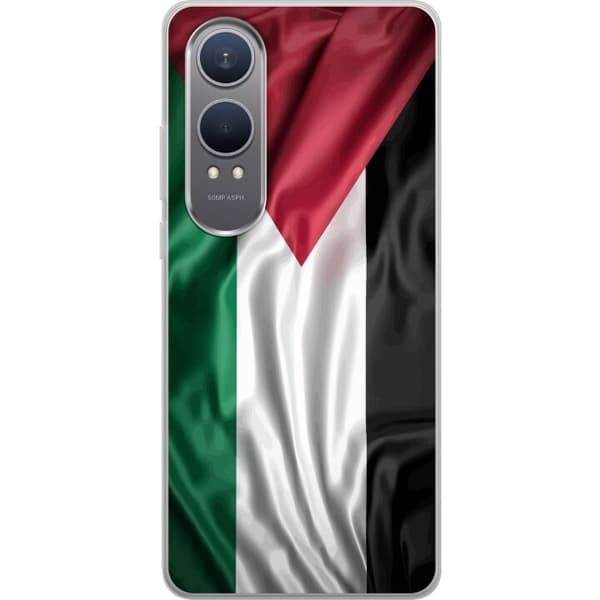 OnePlus Nord CE4 Lite Gjennomsiktig deksel Palestinaflagget – ikoniskt symbol på frihet i rødt, svart, hvitt og grønt