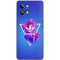 Miniatyrbillede 1 af 3: Realme GT2 Pro Gennemsigtig cover Adidas-inspireret blåt design - sporty motiv med retrovibe i blå toner