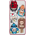 Pikkukuva 1 / 3: Samsung Galaxy A03 Läpinäkyvä kuori Labubu hahmokokoelma - Pop Mart Labubu The Monsters väriluulisessa muotoilussa