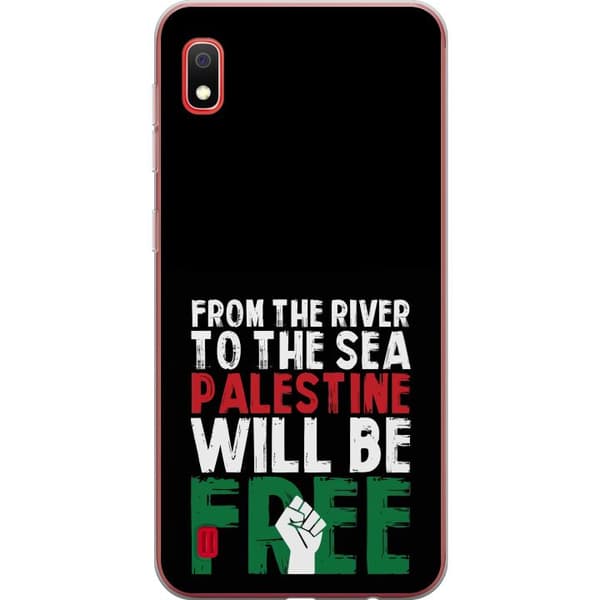 Samsung Galaxy A10 Gennemsigtig cover Fri Palæstina